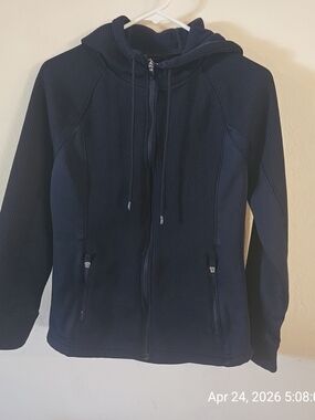 Swiss Tech Navy Blue Hooded Women's Sweater